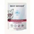 Best Dinner Vet Profi Gastro Intestinal Влажный корм, кусочки в соусе с индейкой 24 шт* 85 гр