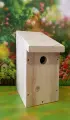Синичник деревянный со съемной крышей (скворечник малый)