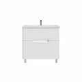 Тумба напольная без раковины Vannika Mirva 70 для ванной комнаты, белая