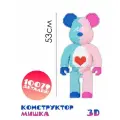 Конструктор 3D из миниблоков Мишка игрушка