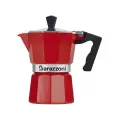 Алюминиевая гейзерная кофеварка на 3 чашки Alluminium Red, 16 см, красный, серия La Caffettiera, Barazzoni, 83000550330
