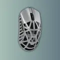 WLMOUSE BEAST X MAX, цвет: Metallic Silver, игровая мышь из магниевого сплава, Omron, сенсор: PAW 3950 HS, вес 42 г.