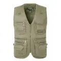 Жилет мужской с карманами для рыбалки тактический фотография охота летний