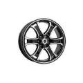 Диск колесный КиК Балеар 7,5x18 6x139,7 Dia100.1 ET33 цвет алмаз черный