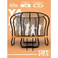 Каркасный батут Yamota Ultra 12ft (366 см), с внутренней защитной сеткой