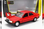 Модель коллекционная BBURAGO Mercedes-benz 190E (1984), red
