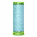 Нитки швейные Extra Fine 150 для особо деликатных материалов, 200 м, 100% полиэстер, Gutermann 744581 (195 голубой лед), 5 шт