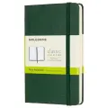 Блокнот Moleskine Classic Pocket 90х140, 96 листов 1127929 QP012K15 зеленый 1 шт. линейка