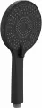 Душевая лейка Kaiser SH-099 120 мм, 3 режима, черный матовый