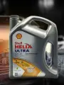 Моторное масло Shell Helix Ultra, 5W-40, синтетическое, для легковых автомобилей, 4 л
