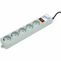 PowerCube Фильтр-удлинитель, 1.9м , 5 розеток (SPG-B-6), серый