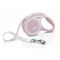 Flexi New Line Comfort Рулетка для собак весом до 12кг длинна розовая ремнем р. XS