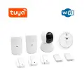 Охранно-пожарная Wi-Fi сигнализация с 2mp камерой TUYA: Страж Video-Alarm 8-W (K6312RU). С 2-мя датчиками движения и 3-мя открытия дверей и датчиком