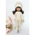 Комплект одежды и обуви для кукол Paola Reina 32 см, сливочно-кремовый, желтый, оранжевый