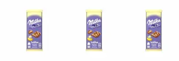 Milka Шоколад молочный Babbles пористый Банан-Йогурт,92 г,3 шт
