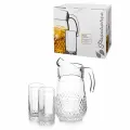 Набор столовый 7 предметов, кувшин 1250 мл + 6 стаканов 275 мл, стекло, PASABAHCE вальс, фирменная подарочная упаковка, 97675