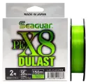 Плетеный шнур SEAGUAR DULAST PE Х8 150m #2 (35lb/15.9кг/0.235mm)