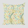 Подушка декоративная Цветочный узор Моррис 40х40 велюр