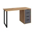 Стол письменный С-402 Compass, 135х55х76, с 4 ящиками, дуб крафт золотой/графит