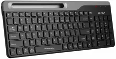 Клавиатура A4Tech Fstyler FK25 проводная USB, черный/серый, slim