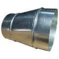 Эксцентриковый редуктор для круглых воздуховодов, D160(-)/(+)200 мм, оцинкованная сталь ООО Вентмаркет Red160x200eccentric