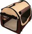 Дом-тент для транспортировки животных Triol Отдых 1039L, размер - 77 х 57 х 63 см, цвет - коричневый, 30711001