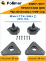 Комплект проставок увеличения клиренса RENAULT TALISMAN (I) 2015-Н. В. - полиуретан 20 мм