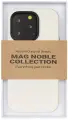 Чехол с MagSafe для iPhone 13 Pro Max MAG NOBLE COLLECTION кожаный Soft touch — Белый