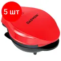 Комплект 5 шт, Электровафельница антипригарная для венских бельгийских вафель d12.5см 550 Вт DASWERK, 455522