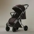 Детская коляска, сидеть/лежать/складываться двусторонняя легкая складная коляска 0-6 лет