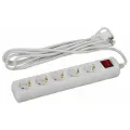 Удлинитель 5х5м с заземл. 16А IP20 U-5es-5m-3х1 ПВС 3х1 с выкл. Эра Б0028383