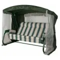Тент с москитной сеткой для садовых качелей Милан Сорренто Мерида зеленый