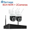 Techage H.265 8-канальная 4-мегапиксельная беспроводная PTZ-камера Smart Ai