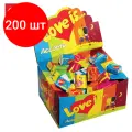 Комплект 200 шт, Жевательная резинка LOVE IS, ассорти вкусов, 4.2 г, 47149