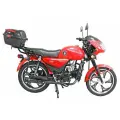 Мопед Alpha Пегас Рестайлинг / люкс с обтекателем фары (тюнинг) красный