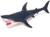 Фигурка животного «Серая акула», длина 41 см