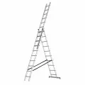 Лестница REXANT, алюминиевая, 3 секции, рабочая высота 4,92 м