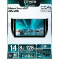 Магнитола Nissan Sentra B17 2012-2017 Teyes CC4 8/128GB, штатная магнитола, QLED,2 DSP,4G, Wi-Fi,2DIN