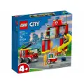 Конструктор LEGO City 60375 Fire Station and Fire Truck