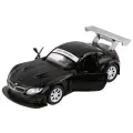 Машинка Автопанорама BMW Z4 GT3 JB1200132 1:43, 11 см, черный