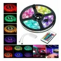 Светодиодная лента LED RGB Цветная, 5 метров с блоком питания и пультом