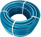 Шланг пятислойный новэм ЛапотОК, ПВХ, армированный, 3/4 25м, бирюзовый с черной нитью