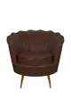 Кресло ракушка Mak-interior, Pearl Brown V2, дизайнерское для дома