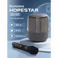Музыкальная колонка Hopestar SC-01 блютуз с яркой RGB подсветкой 60 Ватт