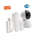 Wi-Fi сигнализация с TUYA камерой наблюдения 2mp Страж Аларм-Видео (4W) (M61272AV) с датчиком движения и датчиком открытия дверей и окна. Двусторонн