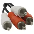 Кабель соединительный Telecom 2xRCA (M) - 2xRCA (M) черный 3m, (TAV7158-3M)