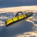 PROTECT Чехол для одной пары горных лыж 165-185х21х12 см, цвет черно-желтый. (999-023)