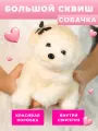 Таба сквиш Собачка, тянучка игрушка-антистресс в красивой подарочной коробке.13*13cm