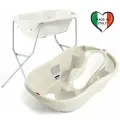 Комплект ванночка Ok Baby Onda Evolution белый 16+Подставка Metal Bath Stand