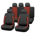 Чехлы на сиденья универсальные FORWARD-3 SKYWAY полиэстер 9 предм. Черно/Красный
